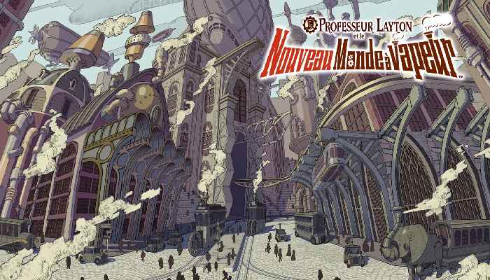 Le jeu Professeur Layton et le Nouveau Monde à vapeur